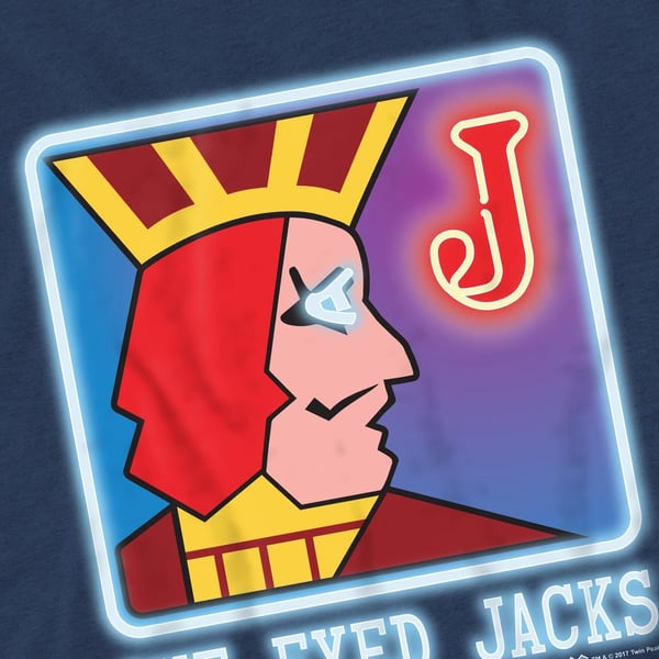 Twin Peaks Unisex Adult One Eyed Jacks T-Shirt