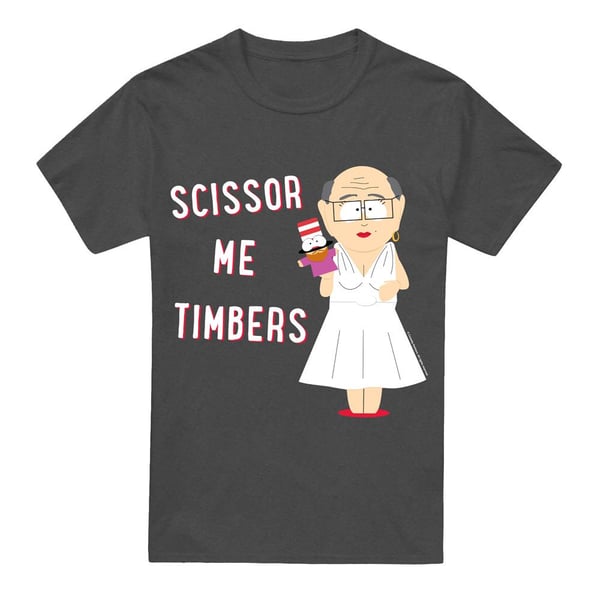 South Park Unisex Adult Scissor Me Timbers T-Shirt