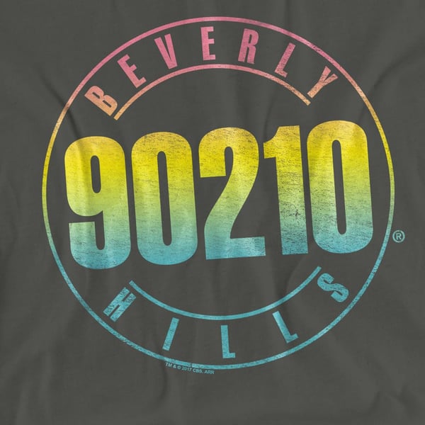 90210 Unisex Adult Colour Blend Logo T-Shirt