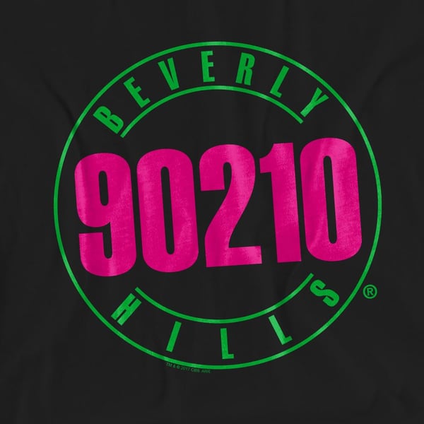 90210 Unisex Neon T-shirt til voksne
