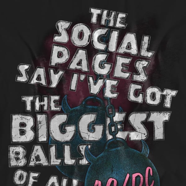 AC/DC Unisex Adult Big Balls T-Shirt