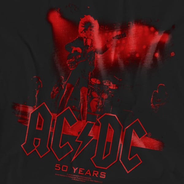 AC/DC Unisex Adult Live 50 T-Shirt