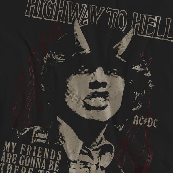 AC/DC Unisex Adult My Friends T-Shirt