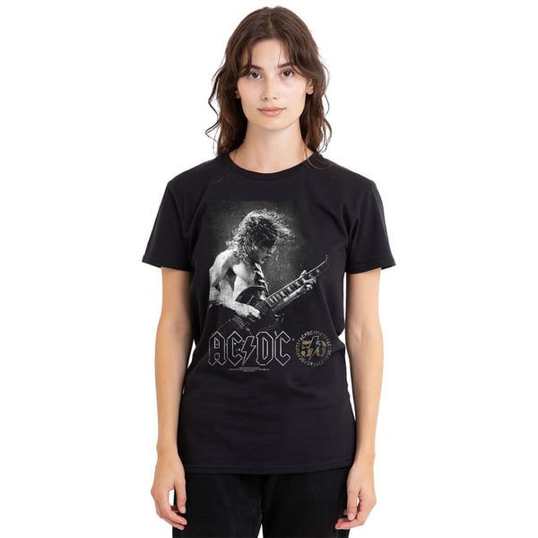 AC/DC Unisex Adult Photo Guitar T-Shirt
