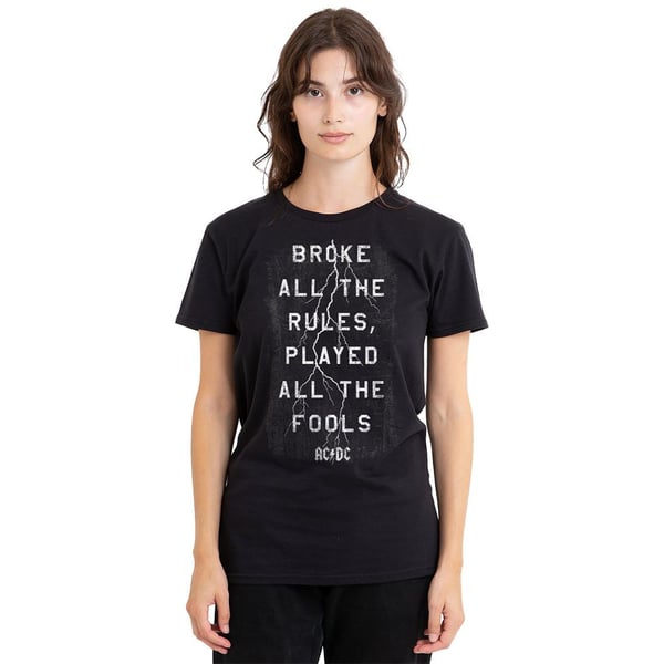 AC/DC Unisex Adult Struck T-Shirt