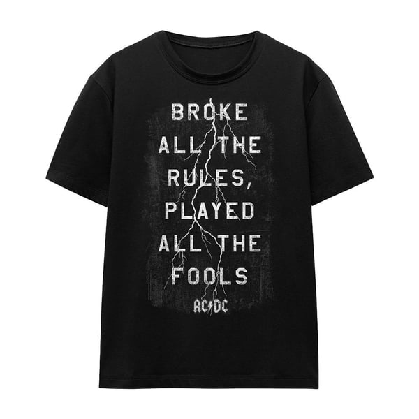 AC/DC Unisex Adult Struck T-Shirt