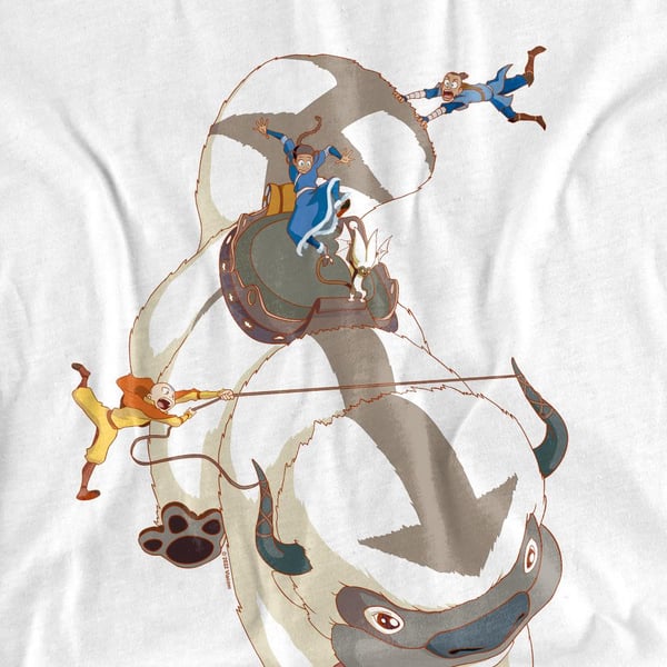 Avatar: The Last Airbender Unisex Adult Hang On Appa T-Shirt