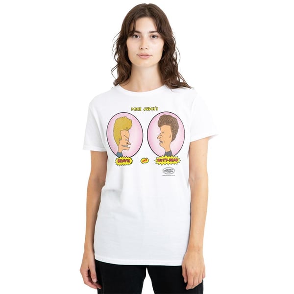 Beavis & Butthead Unisex Adult Heads In Ovals T-Shirt