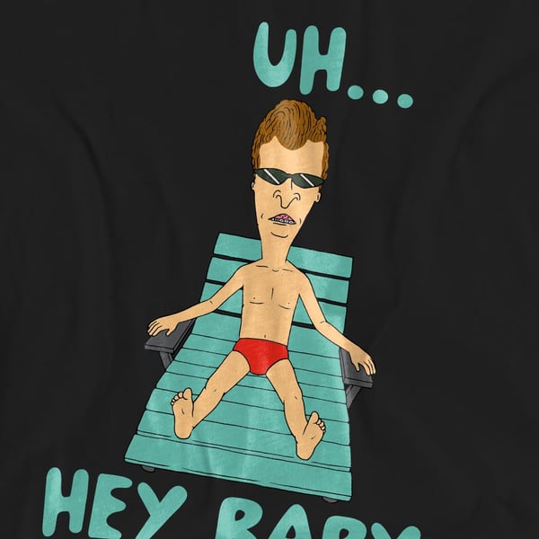 Beavis & Butthead Unisex Adult Uh Hey Baby T-Shirt