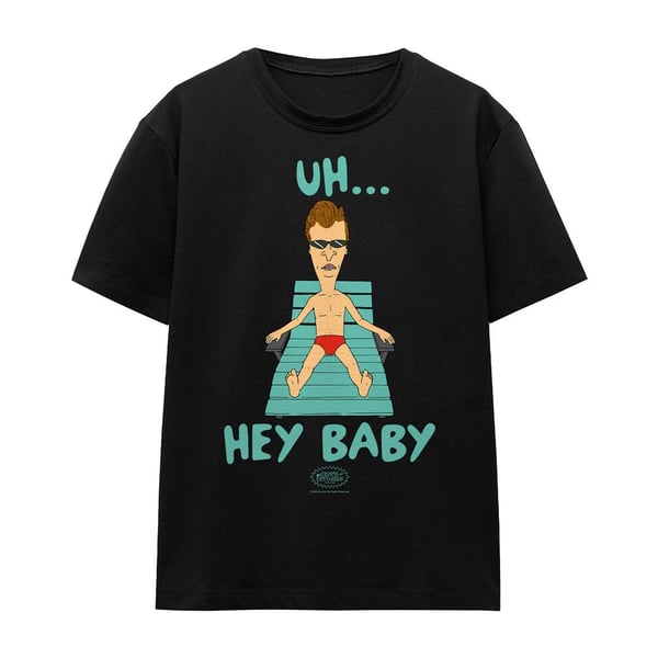 Beavis & Butthead Unisex Adult Uh Hey Baby T-Shirt