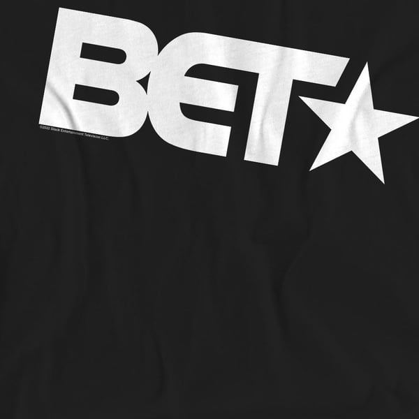 BET Unisex Adult Logo T-Shirt