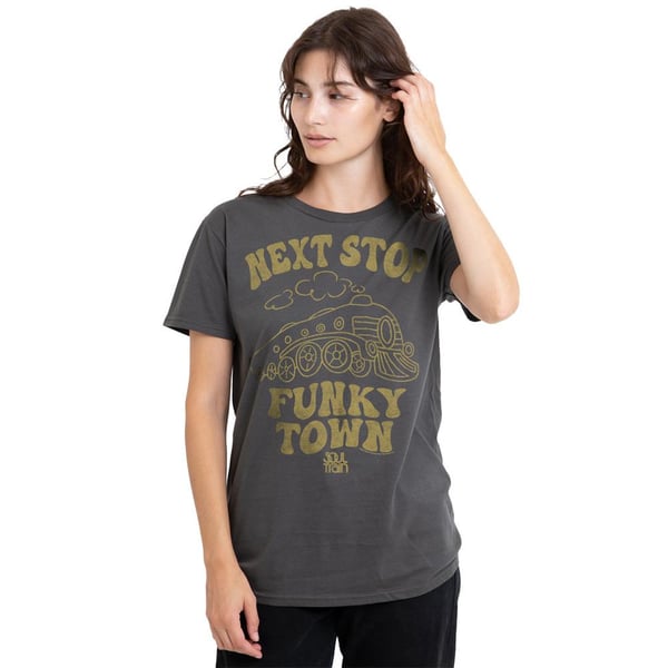 BET Unisex Adult Soul Train Next Stop T-Shirt