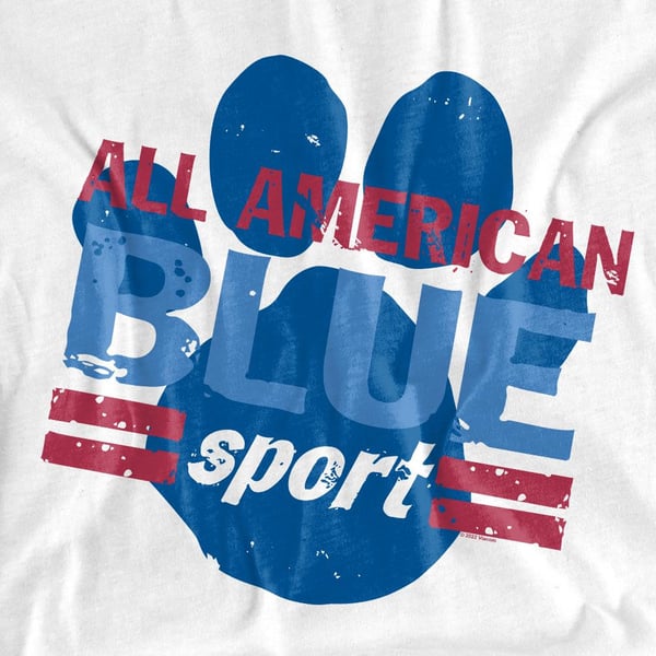 Blue´s Clues Unisex Adult All American Sport T-Shirt