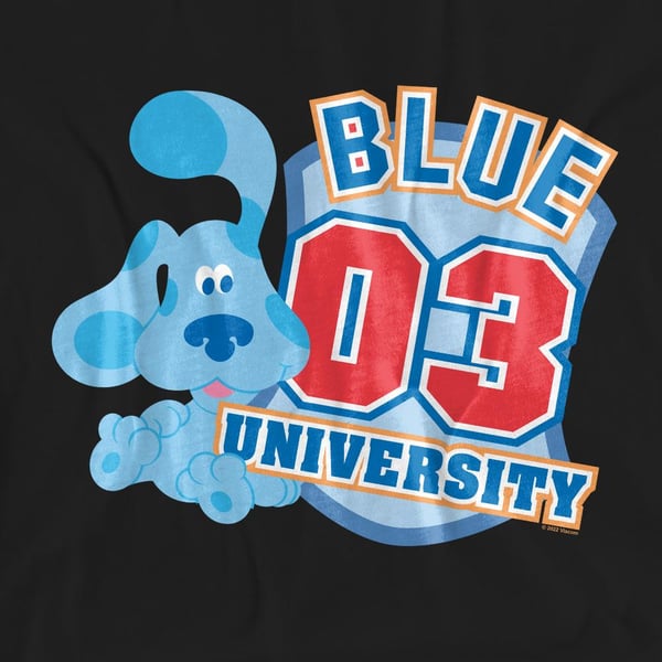 Blue´s Clues Unisex Adult University T-Shirt