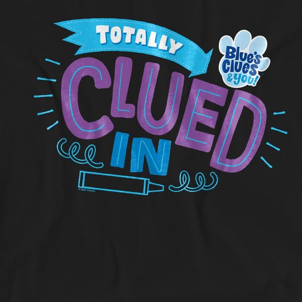 Blue´s Clues & You! Unisex Adult Totally Clued In T-Shirt