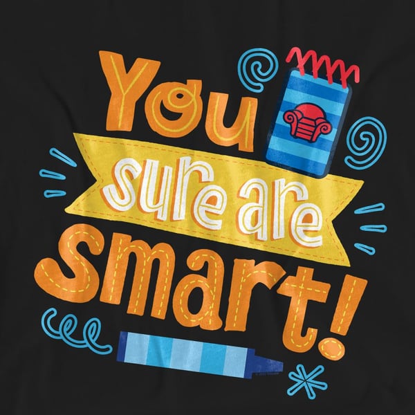 Blue´s Clues & You! Unisex Adult You Sure Are Smart! T-Shirt