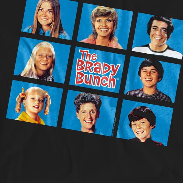 The Brady Bunch Unisex Adult Framed T-Shirt
