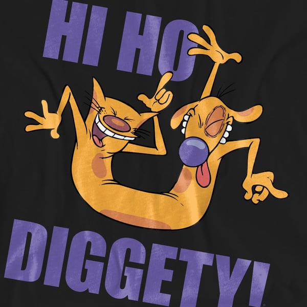CatDog Unisex Adult Hi Ho Diggety T-Shirt
