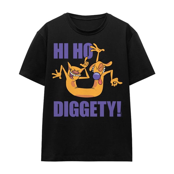 CatDog Unisex Adult Hi Ho Diggety T-Shirt
