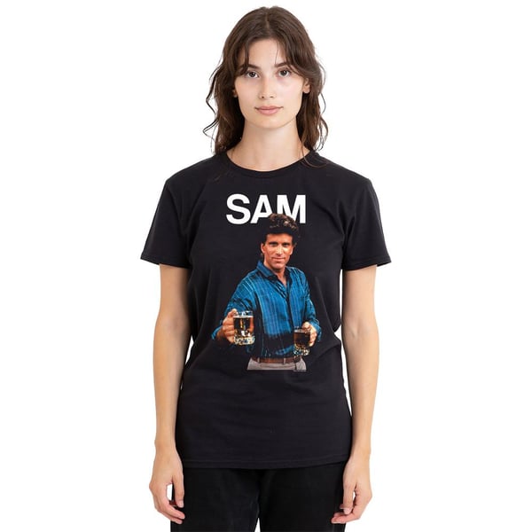 Cheers Unisex aikuisten Sam Malone T-paita