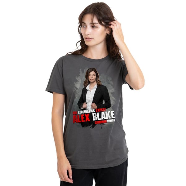 Criminal Minds Unisex Adult Alex Blake T-Shirt