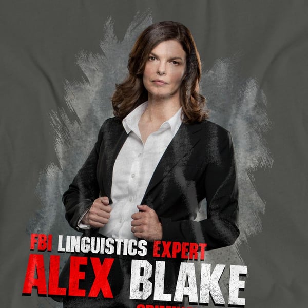 Criminal Minds Unisex Adult Alex Blake T-Shirt