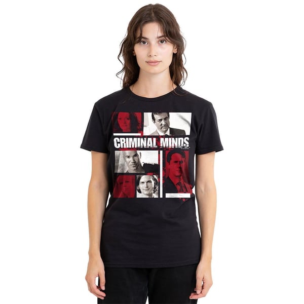 Criminal Minds Unisex Adult Character Boxes T-Shirt