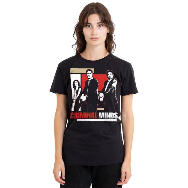 Criminal Minds Unisex Adult Guns Drawn T-Shirt