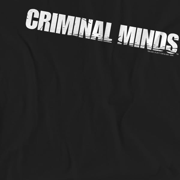 Criminal Minds Unisex Adult Logo T-Shirt