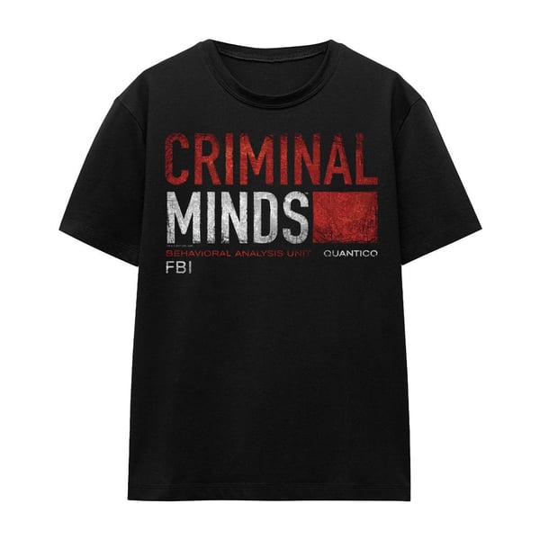 Criminal Minds Unisex Adult Title Card T-Shirt