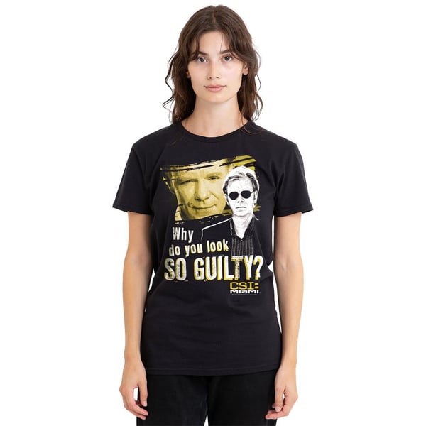 CSI: Miami Unisex Adult So Guilty T-Shirt