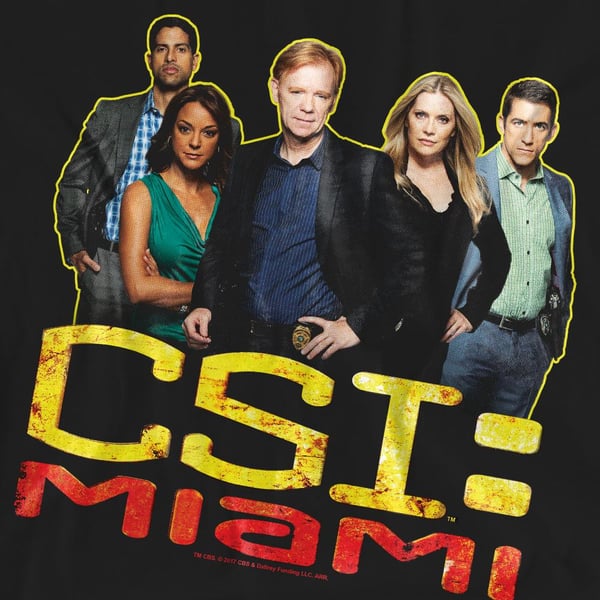 CSI: Miami Unisex Adult Cast T-Shirt