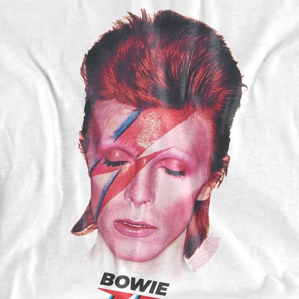 David Bowie Unisex Adult Aladdin Sane ´75 T-Shirt