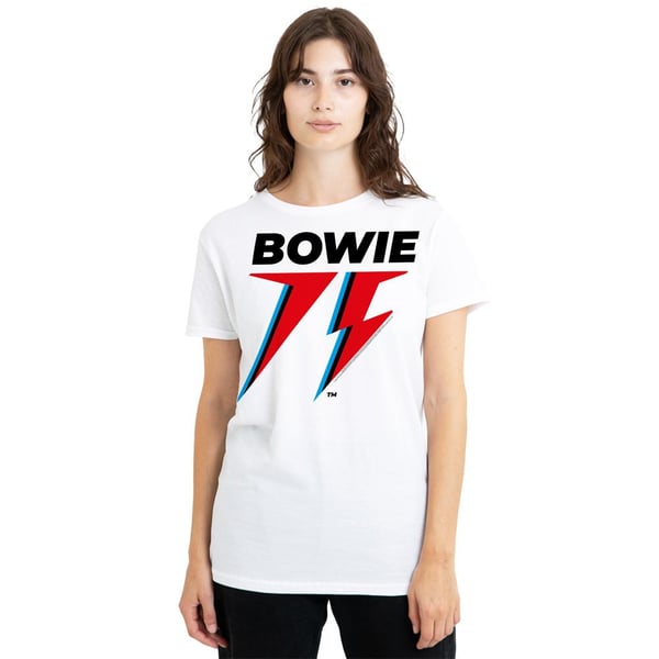 David Bowie Unisex Aikuisten 75 Logo T-paita
