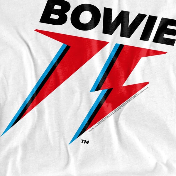 David Bowie Unisex Aikuisten 75 Logo T-paita