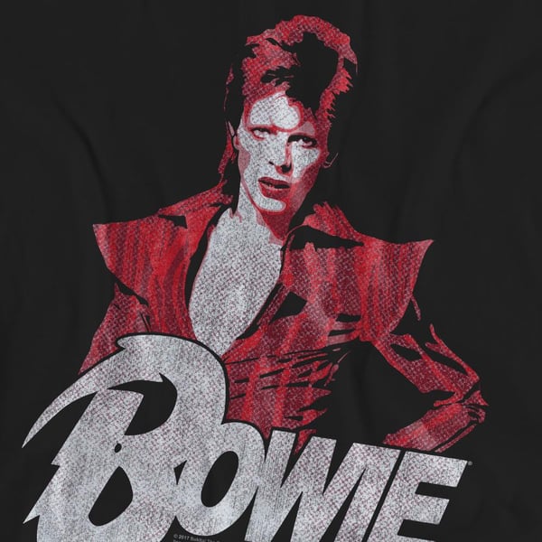 David Bowie Unisex Adult Diamond T-Shirt