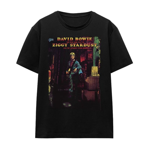 David Bowie Unisex Adult Ziggy Stardust Album T-Shirt