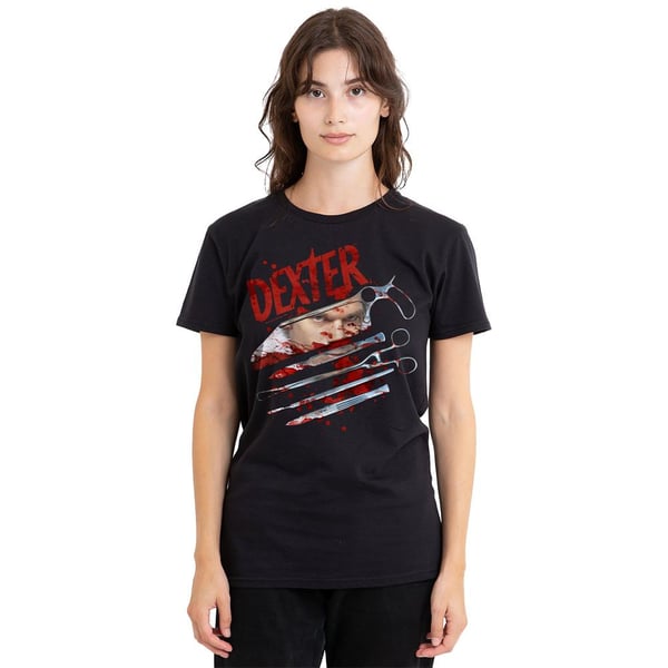 Dexter Unisex Adult Blood Never Lies 2 T-Shirt