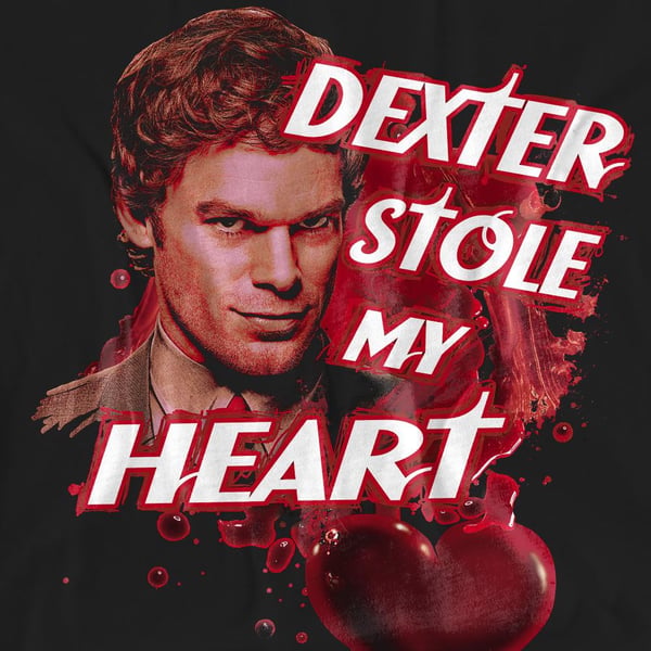 Dexter Unisex Adult Bloody Heart T-Shirt
