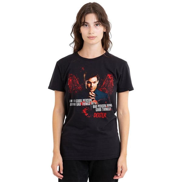Dexter Unisex Adult Good Bad T-Shirt