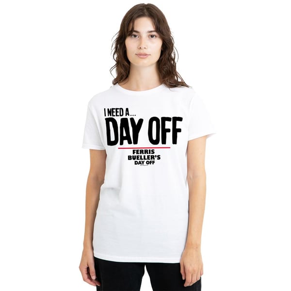 Ferris Bueller´s Day Off Unisex Adult Ferris Bueller Needs A Day Off T-Shirt