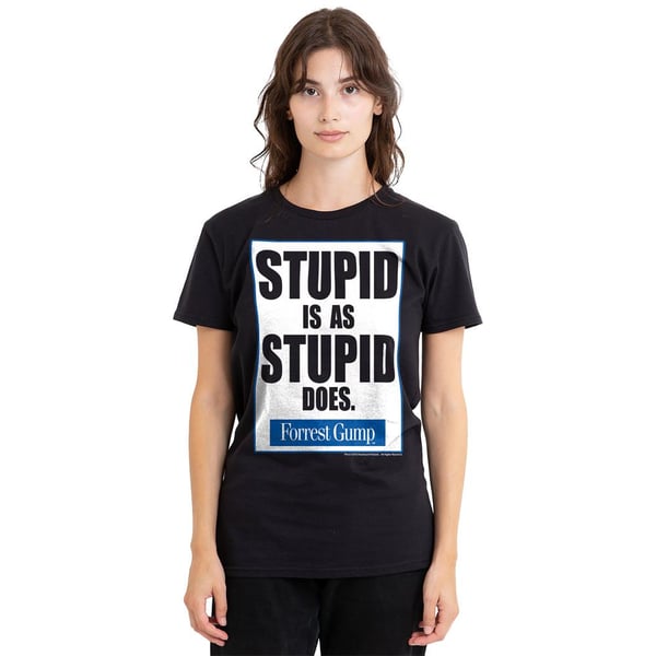 Forrest Gump Unisex Adult Stupid Is T-Shirt