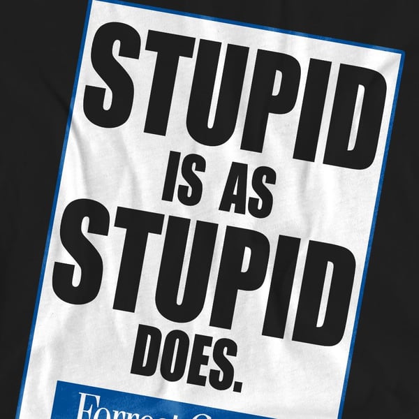 Forrest Gump Unisex Adult Stupid Is T-Shirt