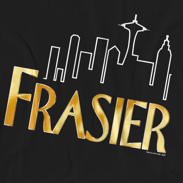 Frasier Unisex Adult Logo T-Shirt