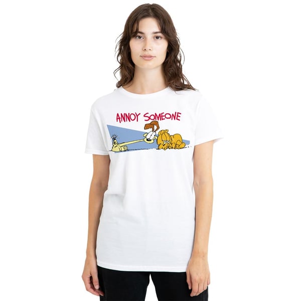 Garfield Unisex Adult Annoy Someone T-Shirt