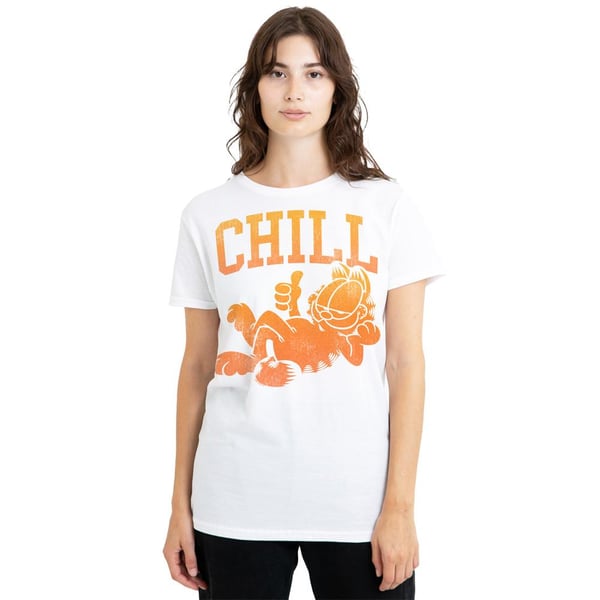 Garfield Unisex Adult Chill Neon T-Shirt
