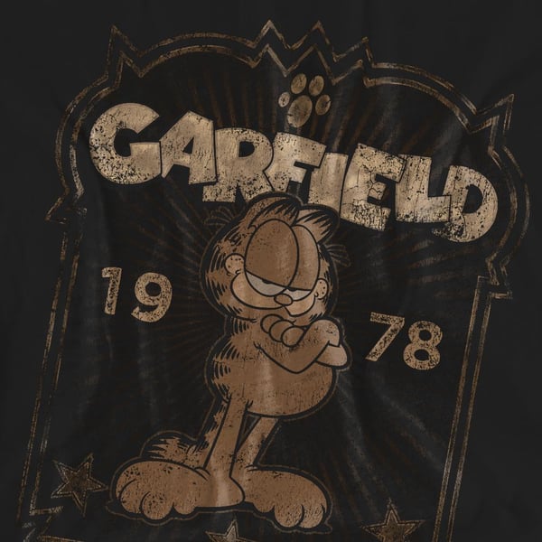 Garfield Unisex T-shirt til voksne Est 1978
