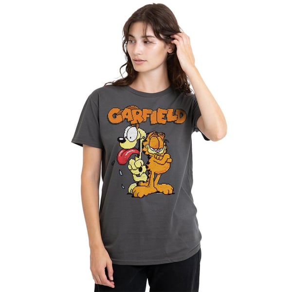 Garfield Unisex Adult The Game T-Shirt