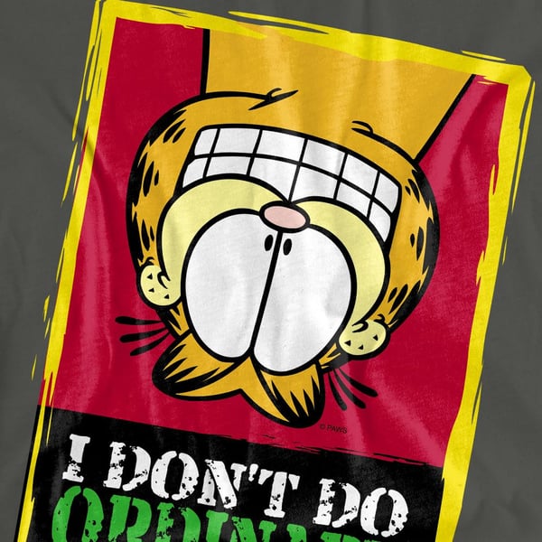 Garfield Unisex Adult I Don´t Do Ordinary T-Shirt