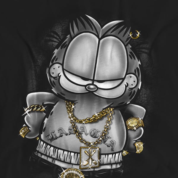 Garfield Unisex Adult Lasagna For Life T-Shirt